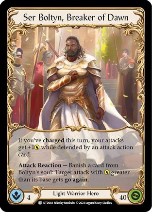 Ser Boltyn, Breaker of Dawn (DTD044) - Dusk till Dawn