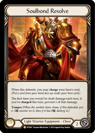 Soulbond Resolve (DTD047) Cold Foil - Dusk till Dawn