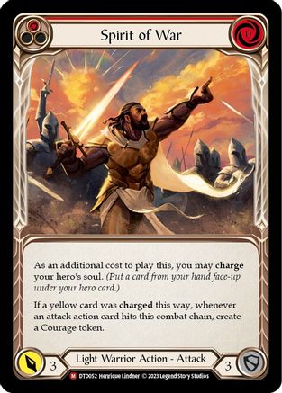 Spirit of War (DTD052) Rainbow Foil - Dusk till Dawn