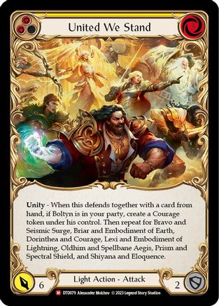 United We Stand (DTD079) Rainbow Foil - Dusk till Dawn