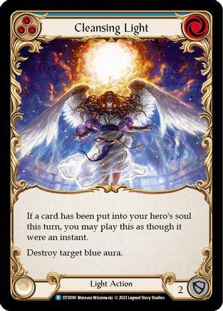 Cleansing Light (Blue) (DTD090) Rainbow Foil - Dusk till Dawn