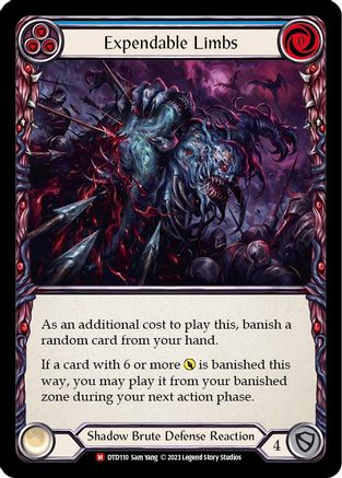 Expendable Limbs (DTD110) Rainbow Foil - Dusk till Dawn