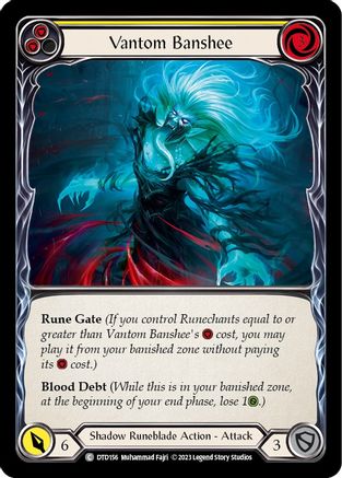 Vantom Banshee (Yellow) (DTD156) - Dusk till Dawn