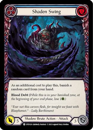 Shaden Swing (Blue) (DTD126) Rainbow Foil - Dusk till Dawn