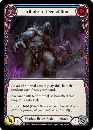 Tribute to Demolition (Blue) (DTD129)  - Dusk till Dawn