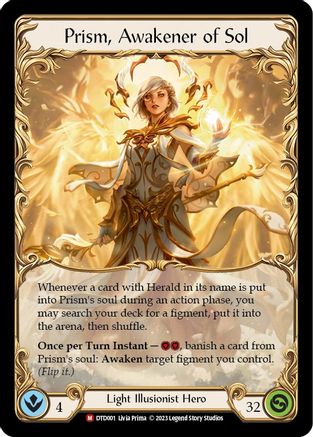 Prism, Awakener of Sol [DTD001] (Dusk Till Dawn) | Silver Goblin