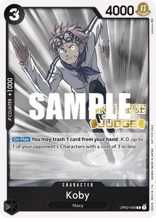 Koby (Judge) (OP02-098) Foil