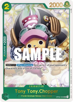 Tony Tony.Chopper (Store Championship Participation Pack) (OP02-034) Foil