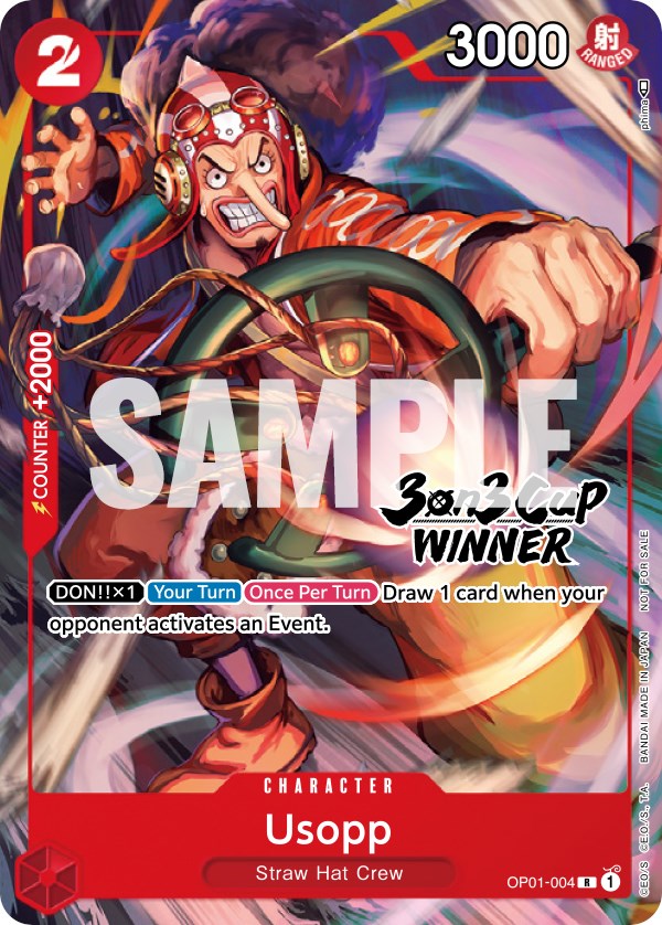 Usopp (3-on-3 Cup) [Winner] (OP01-004)