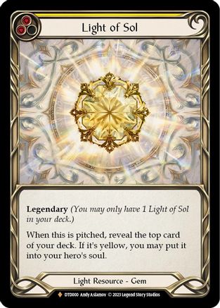 Light of Sol (DTD000) Rainbow Foil - Dusk till Dawn