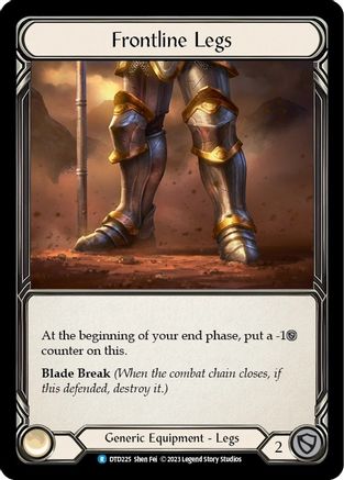 Frontline Legs (DTD225) Cold Foil - Dusk till Dawn