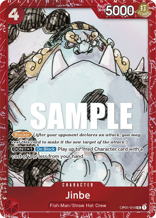 Jinbe (Premium Card Collection -ONE PIECE FILM RED Edition-) (OP01-014) Foil
