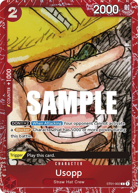 Usopp (Premium Card Collection -ONE PIECE FILM RED Edition-) (ST01-002) Foil