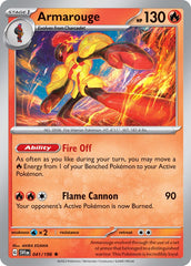 Armarouge (041/198) (Line Holo) [Scarlet & Violet: Base Set] | Silver Goblin