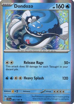 Dondozo - 061/198 (Line Holo) (61) Holofoil - Miscellaneous Cards & Products