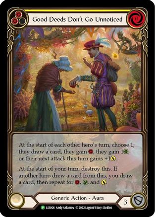 Good Deeds Don't Go Unnoticed (LSS006) Rainbow Foil - FaB Promos
