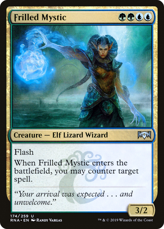 Frilled Mystic [Ravnica Allegiance] Foil