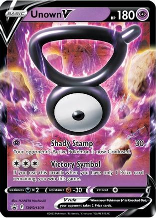 Unown V - SWSH300 (SWSH300) Holofoil - SWSH Sword & Shield Promo Cards