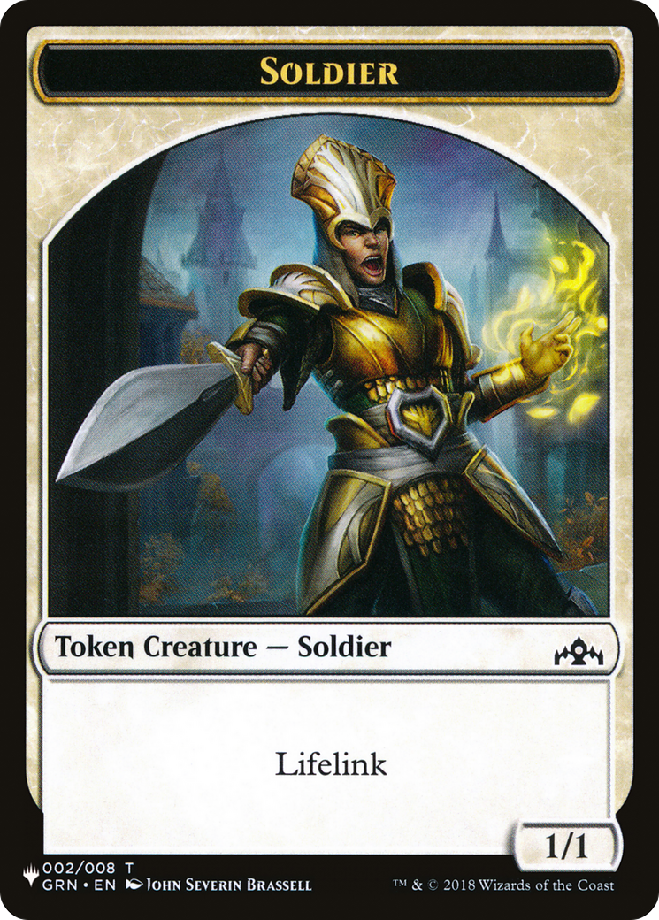 Angel (SLD) // Soldier (GRN) Double-Sided Token [Secret Lair: Angels Tokens] | Silver Goblin