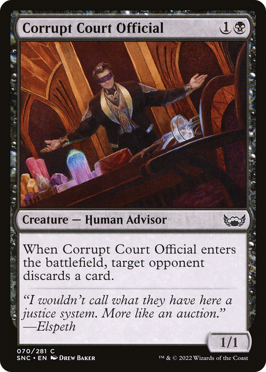 Corrupt Court Official [Streets of New Capenna] Foil