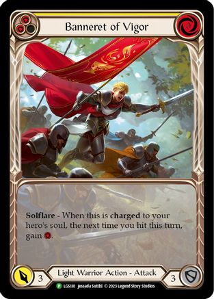 Banneret of Vigor (LGS181) Rainbow Foil - FaB Promos