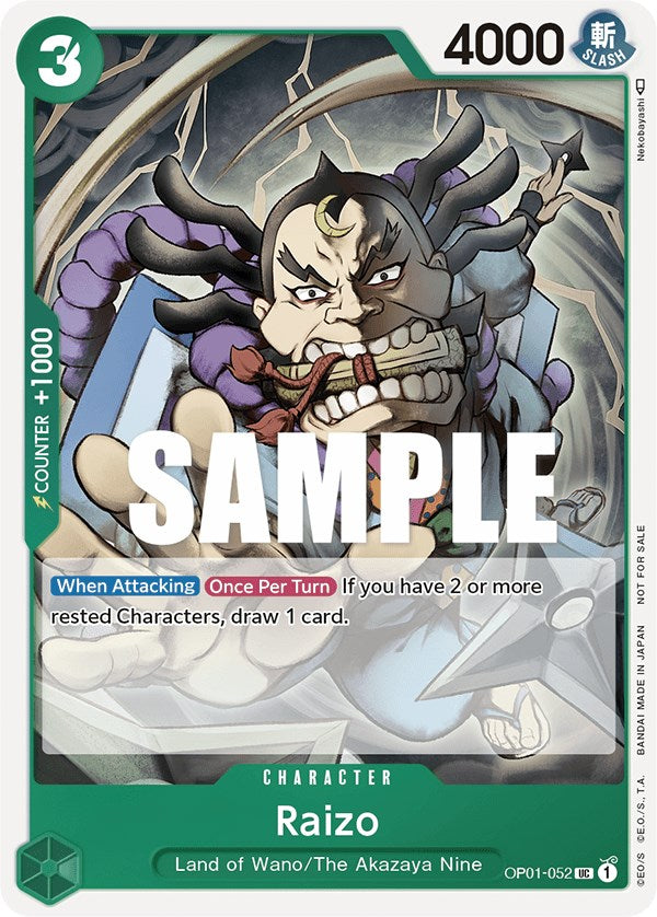 Raizo (Event Pack Vol. 2) [One Piece Promotion Cards] | Silver Goblin