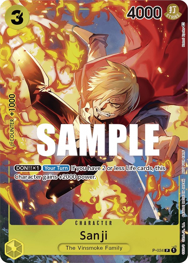 Sanji (Event Pack Vol. 2) [One Piece Promotion Cards] | Silver Goblin