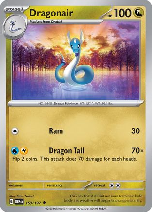 Dragonair (158/197) [Scarlet & Violet: Obsidian Flames] | Silver Goblin