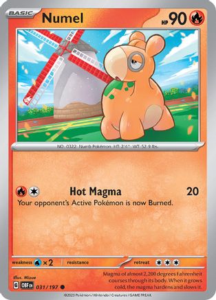 Numel (31) - SV03 Obsidian Flames