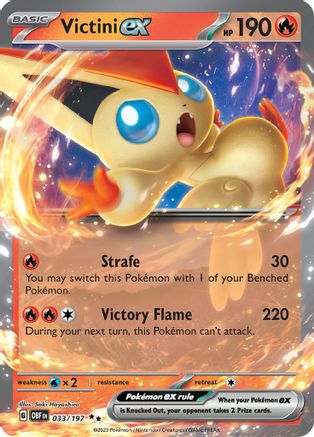 Victini ex (033/197) [Scarlet & Violet: Obsidian Flames] | Silver Goblin