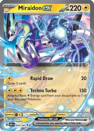 Miraidon ex (79) Holofoil - SV03 Obsidian Flames