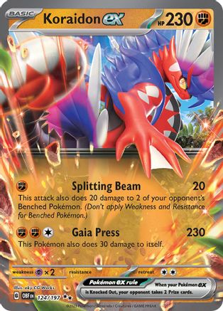Koraidon ex (124) Holofoil - SV03 Obsidian Flames