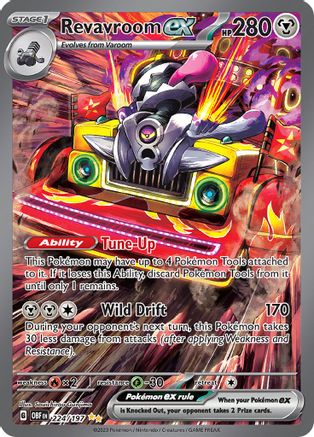Revavroom ex - 224/197 (224) Holofoil - SV03 Obsidian Flames