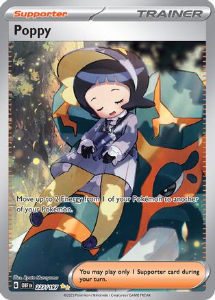 Poppy - 227/197 (227) Holofoil - SV03 Obsidian Flames