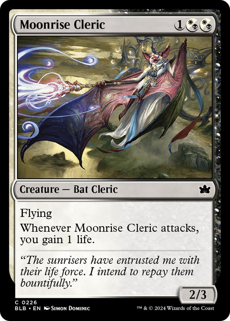Moonrise Cleric [Bloomburrow] | Silver Goblin