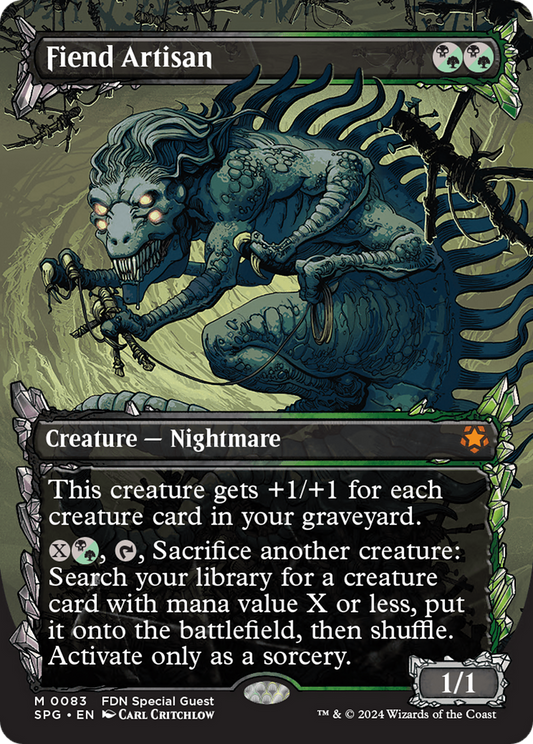 Fiend Artisan (Showcase) [Foundations Special Guests] Foil