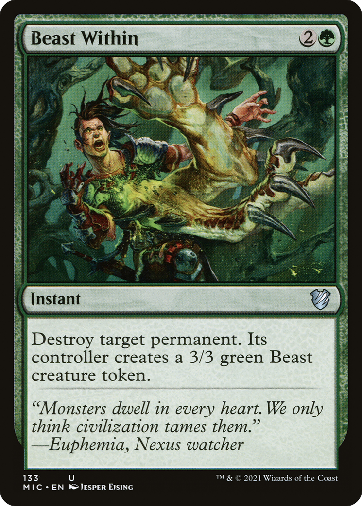 Beast Within [Innistrad: Midnight Hunt Commander]
