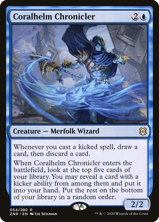 Coralhelm Chronicler [Zendikar Rising] Foil