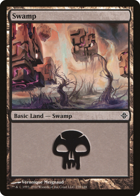 Swamp (239) [Rise of the Eldrazi] Foil