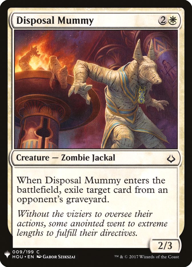 Disposal Mummy [Mystery Booster] | Silver Goblin