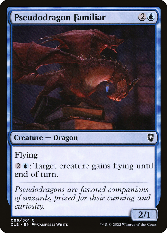 Pseudodragon Familiar [Commander Legends: Battle for Baldur's Gate] Foil
