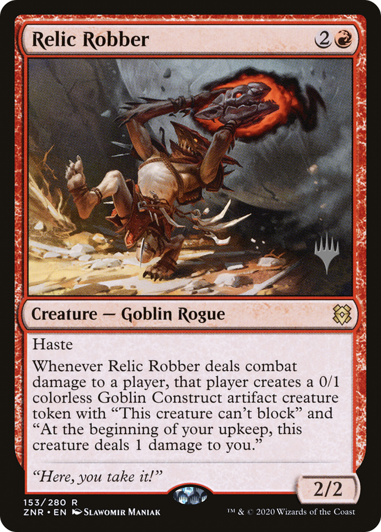 Relic Robber (Promo Pack) [Zendikar Rising Promos] Foil