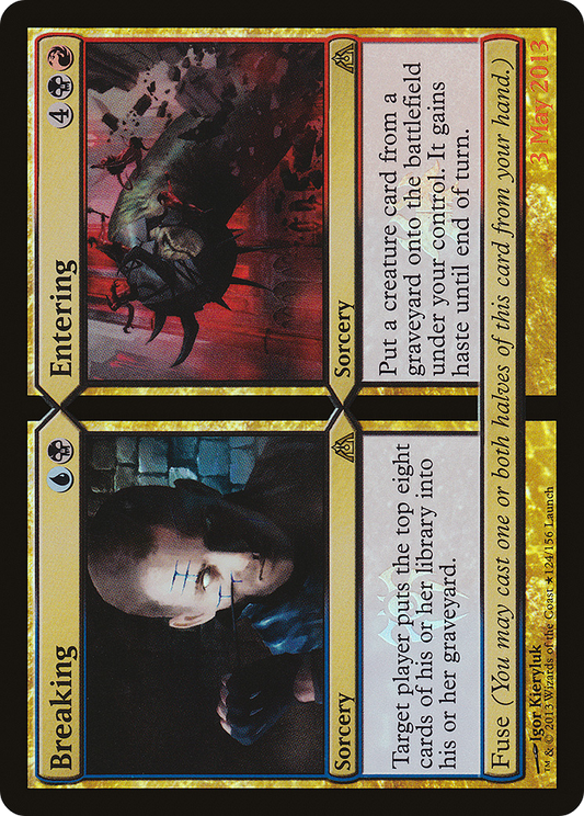 Breaking // Entering (Launch) [Dragon's Maze Promos]