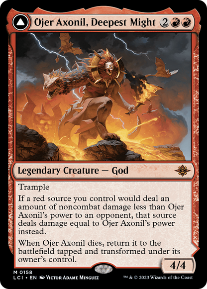 Ojer Axonil, Deepest Might // Temple of Power [The Lost Caverns of Ixalan] Foil