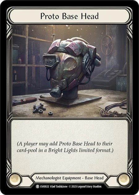 Proto Base Head [EVO022] (Bright Lights) | Silver Goblin