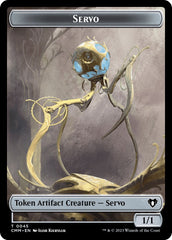 Servo // Ogre Double-Sided Token [Commander Masters Tokens] | Silver Goblin