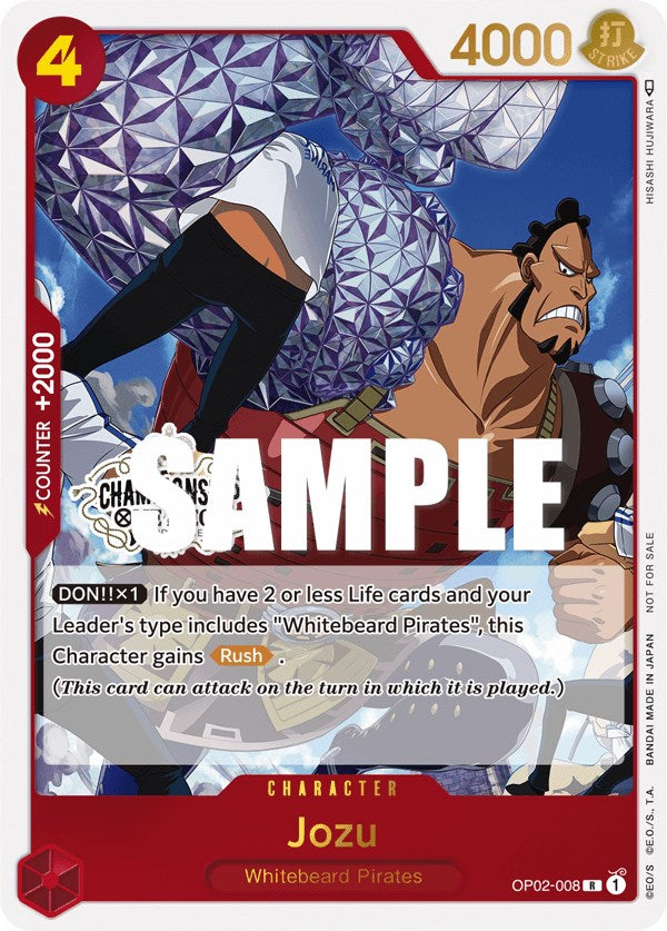 Jozu (Store Championship Participation Pack Vol. 2) [One Piece Promotion Cards] | Silver Goblin