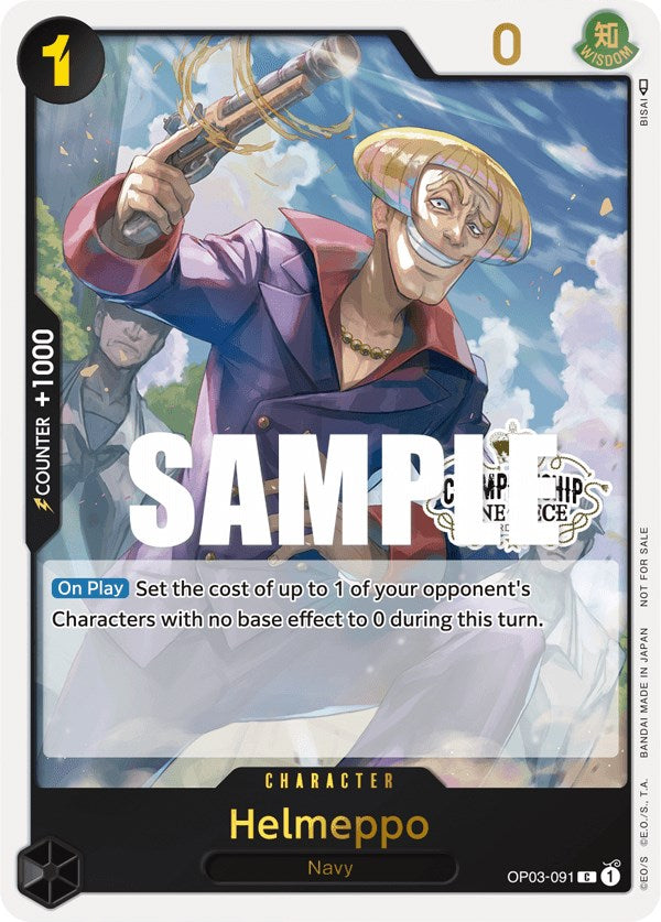 Helmeppo (Store Championship Participation Pack Vol. 2) [One Piece Promotion Cards] | Silver Goblin