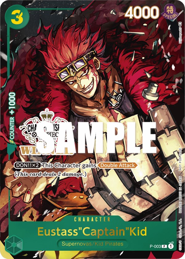 Eustass"Captain"Kid (Store Championship Vol. 2) [Winner] [One Piece Promotion Cards] | Silver Goblin