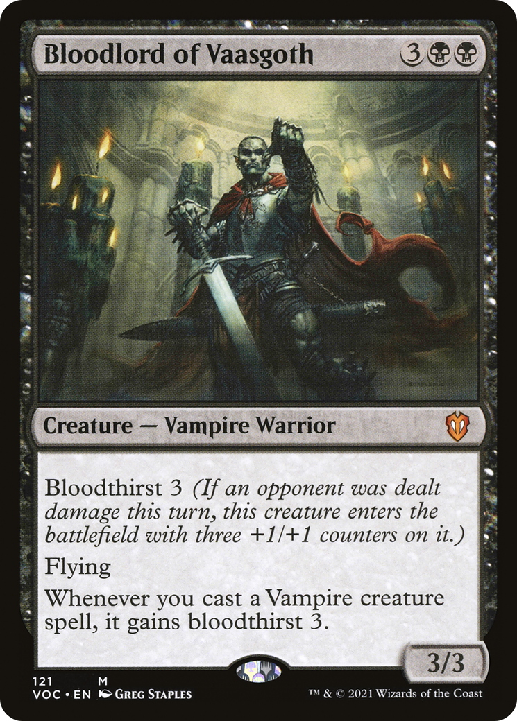 Bloodlord of Vaasgoth [Innistrad: Crimson Vow Commander]